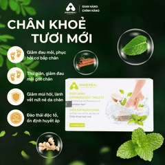 Combo Chân khoẻ - Dầu lăn tinh dầu Bảo An và Viên sủi ngâm chân hỗ trợ giảm đau nhức mỏi chăm sóc người chơi thể thao, vận động mạnh