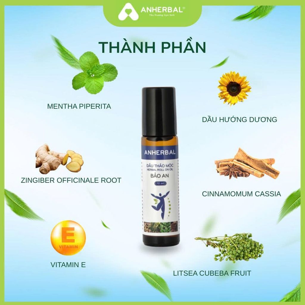 Dầu lăn thảo mộc BẢO AN - Giảm Đau Mỏi