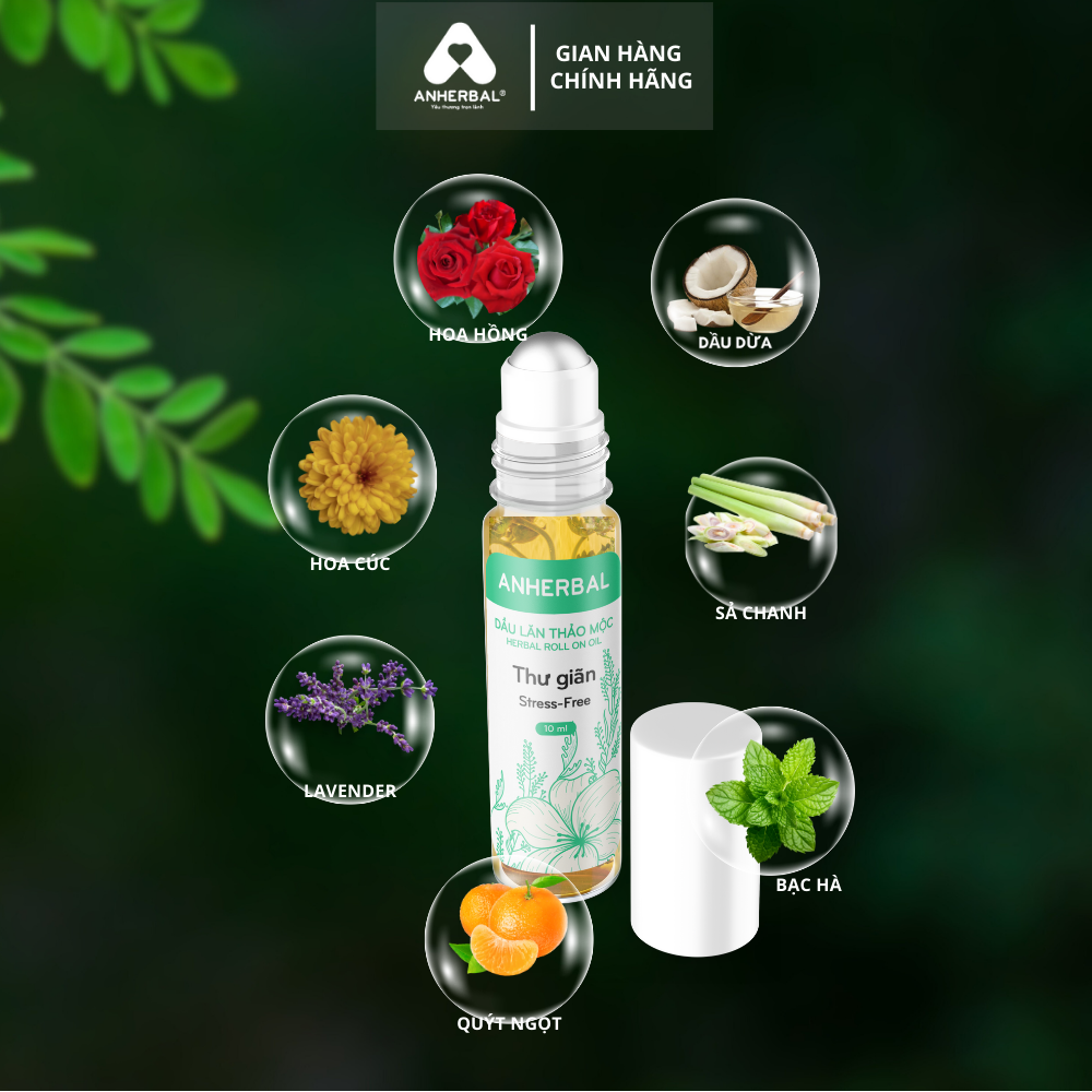 Dầu lăn thảo mộc Thư Giãn