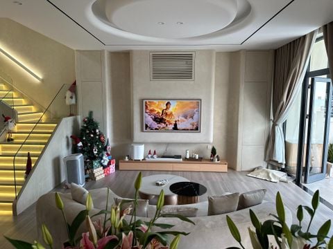 Sơn hiệu ứng dự án Biệt thự Lavila-1