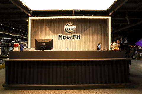 sơn hiệu ứng dự án Gym Now Fit Q10 - 1