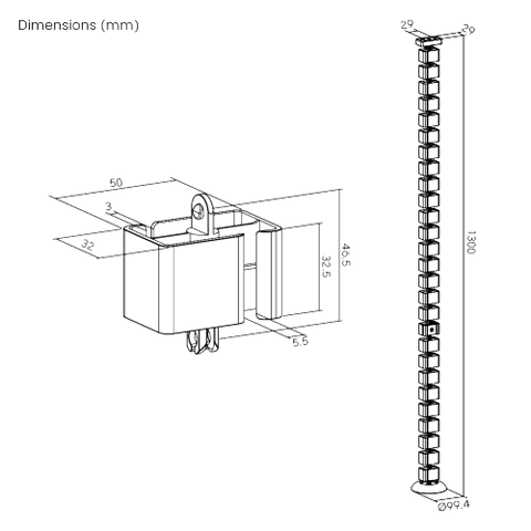  Cable Riser / Sâu Điện 