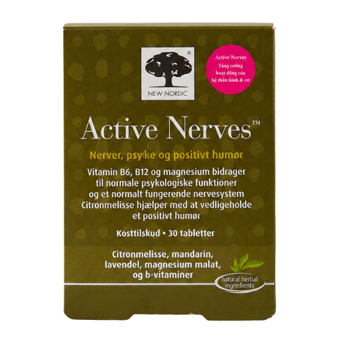 Thực phẩm bảo vệ sức khỏe Active Nerves (30 Viên)