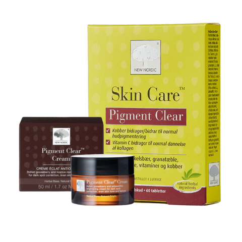 Combo Chăm Sóc Da New Nordic Pigment Clear Cream & Viên uống Skin Care Pigment Clear