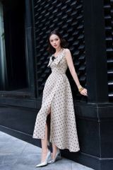 V1109 ĐẦM XÒE DÀI 2 DÂY