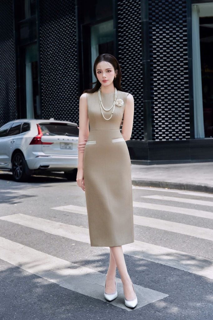 V1107 ĐẦM DÀI BÚT CHÌ