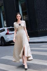 V1109 ĐẦM XÒE DÀI 2 DÂY