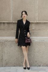 ĐẦM VEST LỬNG PHỐI REN CV002