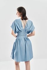 Đầm Chiết Eo Tay Liền V1120