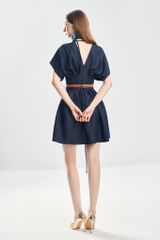 Đầm Chiết Eo Tay Liền V1120