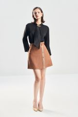 Chân Váy A Ngắn Xẻ Đùi CV1127