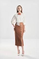 Chân Váy Bút Chì Dài Xẻ Đùi CV1128