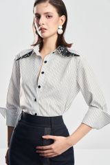 Sơ Mi Cổ Đức Tay Dài SM1131