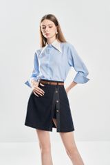 Chân Váy A Ngắn Xẻ Đùi CV1127