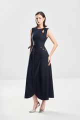 Đầm Ôm A Cổ Tròn V1125