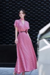 CV1116 CHÂN VÁY LỤA DÀI XẺ TÀ