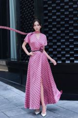 CV1116 CHÂN VÁY LỤA DÀI XẺ TÀ