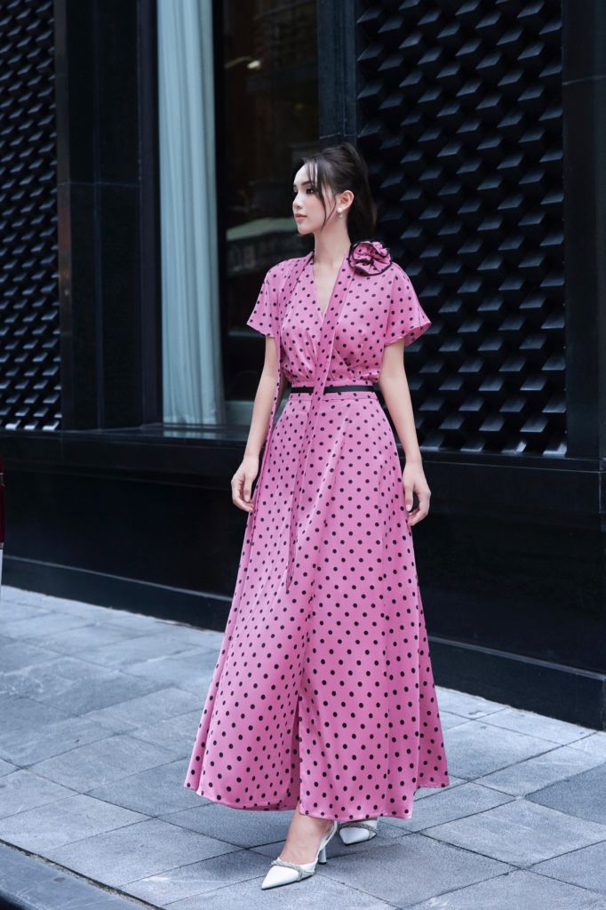 CV1116 CHÂN VÁY LỤA DÀI XẺ TÀ