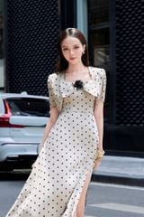 AK1110 ÁO KHOÁC TAY NGẮN CHẤM BI