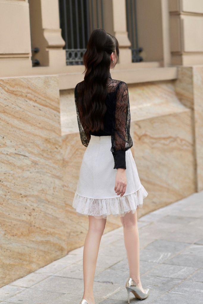 A1112 ÁO SƠ MI TAY REN DÀI