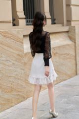 CV1113 CHÂN VÁY A REN NGẮN