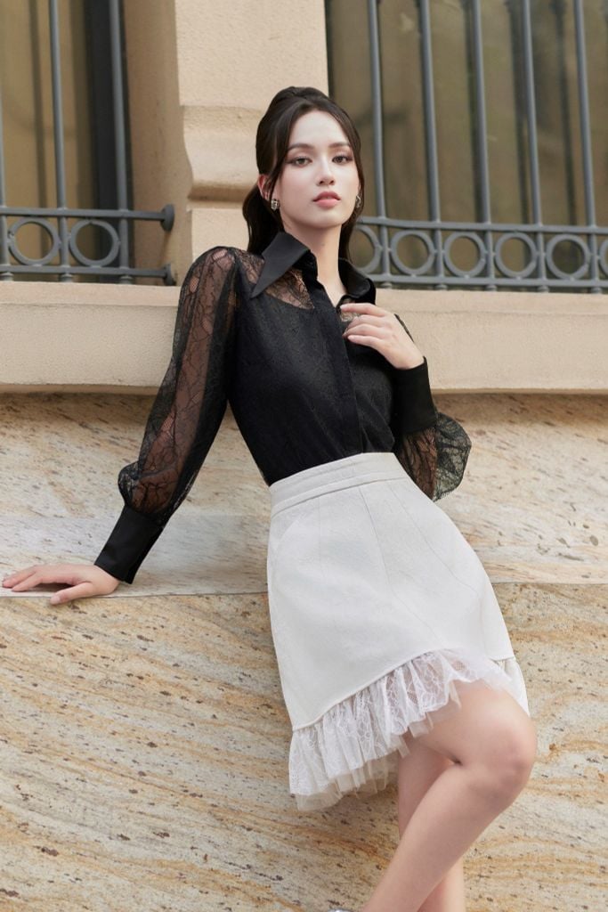 CV1113 CHÂN VÁY A REN NGẮN