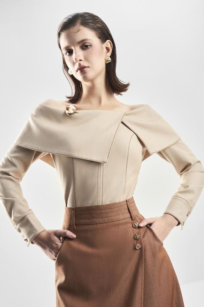 Áo Trễ Vai Dài Tay A1130