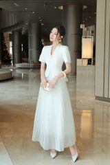 ĐẦM VESTON XẾP LY NHUYỄN CV0005