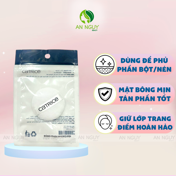 Bông Phấn Phủ Trang Điểm Catrice Round Puff