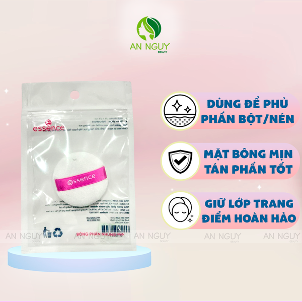 Bông Phấn Phủ Trang Điểm Essence Round Puff