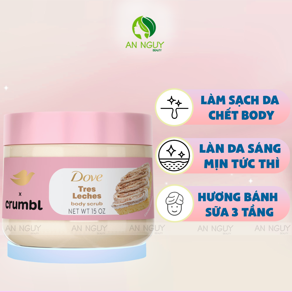 Tẩy Tế Bào Chết Dove Body Scrub Exfoliates And Deeply Nourishes For Smooth 425g