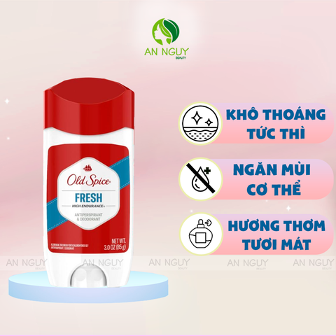 Sáp Khử Mùi Old Spice Giảm Tiết Mồ Hôi 85g (Mẫu Mới)
