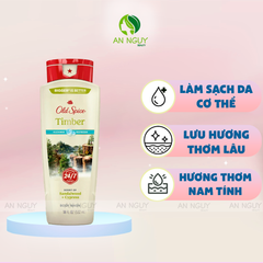 Sữa Tắm Old Spice Timber Body Wash 532ml