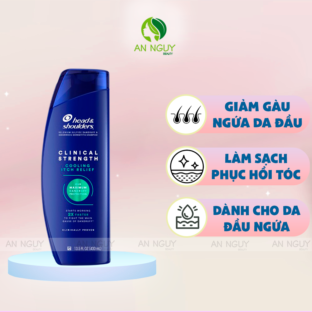 Dầu Gội Trị Gàu Head & Shoulders Clinical Strength Shampoo 400ml