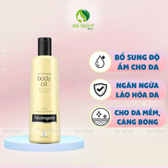 Dầu Dưỡng Thể Neutrogena Body Oil Light Sesame Formula Giúp Da Căng Bóng, Sáng Khỏe 250ml