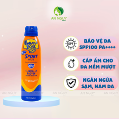 Xịt Chống Nắng Banana Boat Sport Ultra SPF 100 PA ++++ 170g