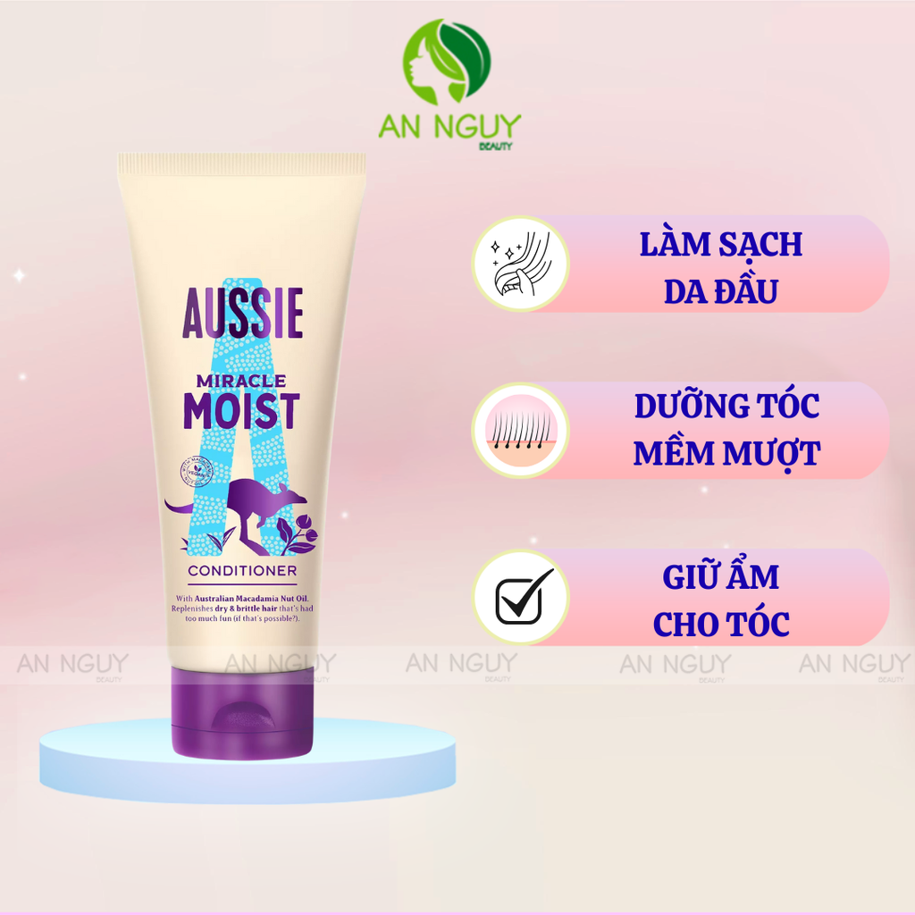 Dầu Xả Dưỡng Ẩm, Phục Hồi Tóc Khô Xơ Aussie Aussome Volume Conditioner 200ml