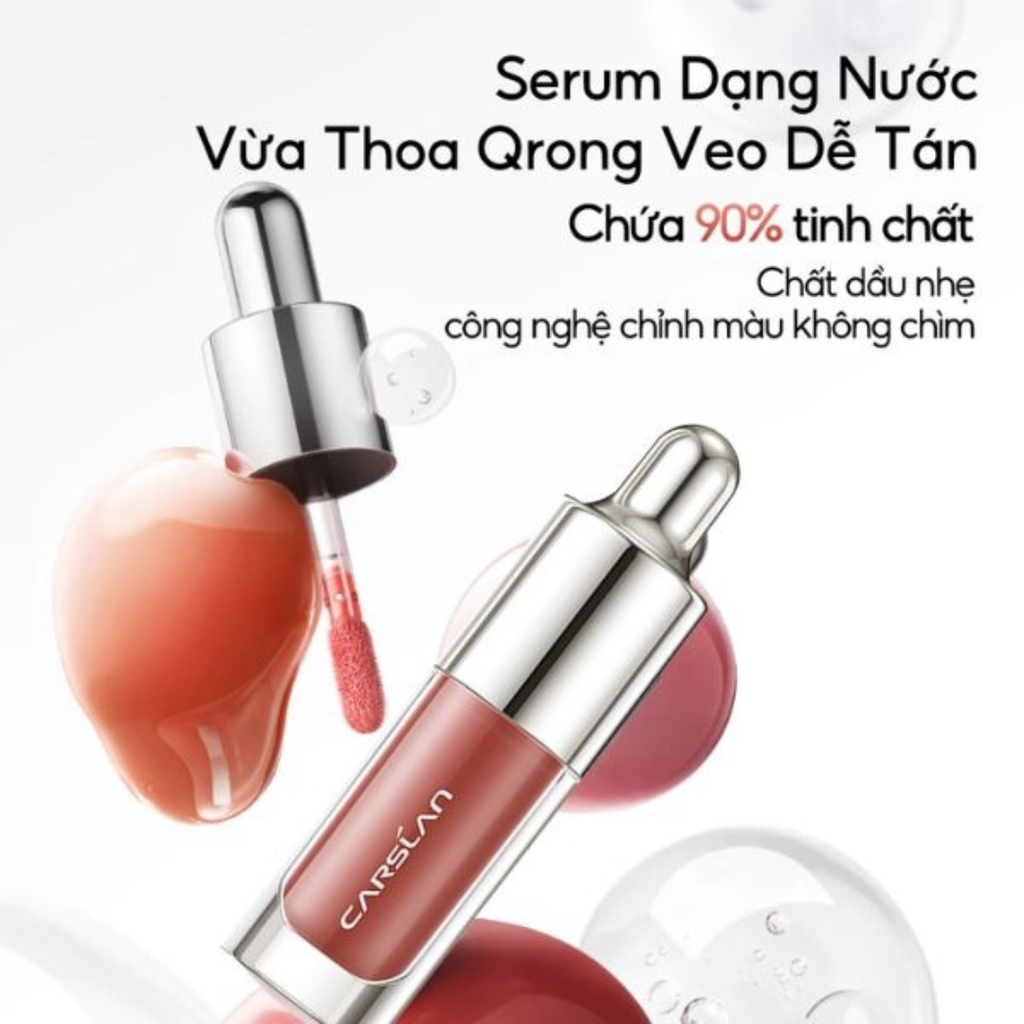 Son Tint Dưỡng Môi Carslan Lip Glow Serum Cấp Ẩm Căng Mọng 1g