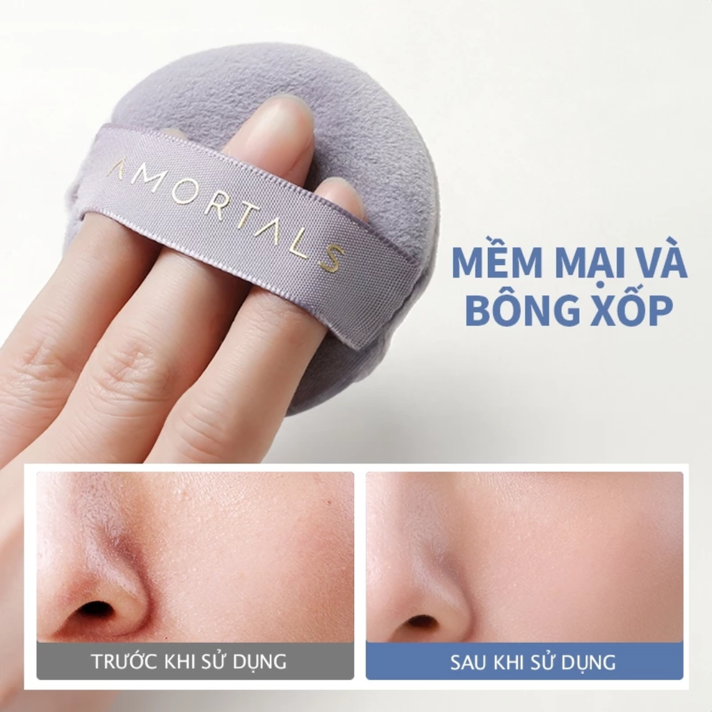 Bộ 2 Bông Phấn Phủ Sương Sao Amortals Stellar Mist Powder Puff Set