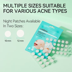 Miếng Dán Mụn Lanbena Invisible Acne Pimple Patch Night Use Hỗ Trợ Giảm Mụn, Làm Dịu Da 39 Miếng