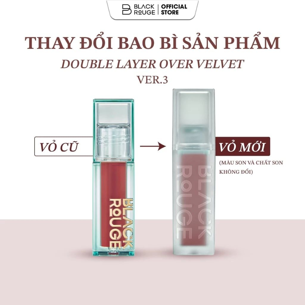 Son Kem Black Rouge Double Layer Over Velvet Jewelry (Ver 3) 4.1g