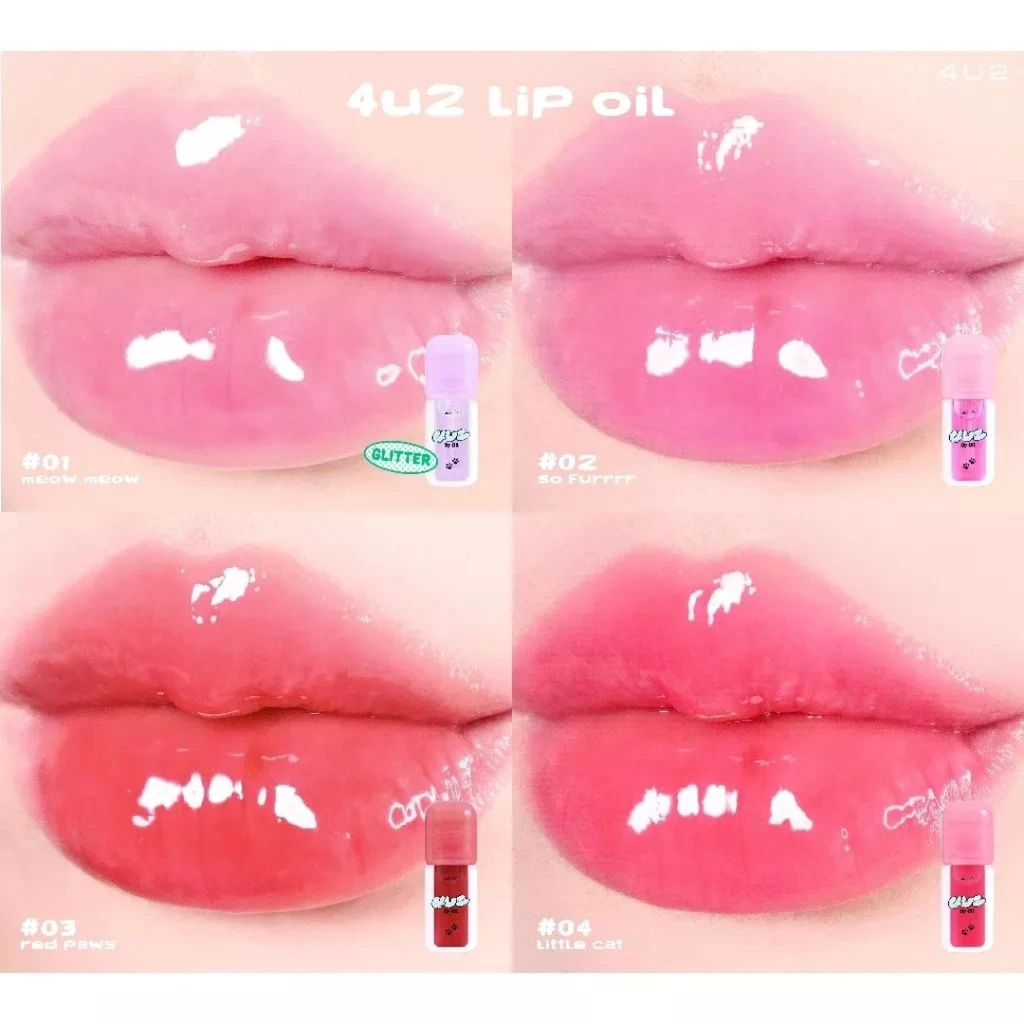 Son Bóng 4U2 Lip Oil - pH Color Changing Formula 3.8g