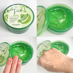 Gel Dưỡng Nha Đam Hữu Cơ Arumore Aloe Vera Purity 99% Soothing Gel 300ml