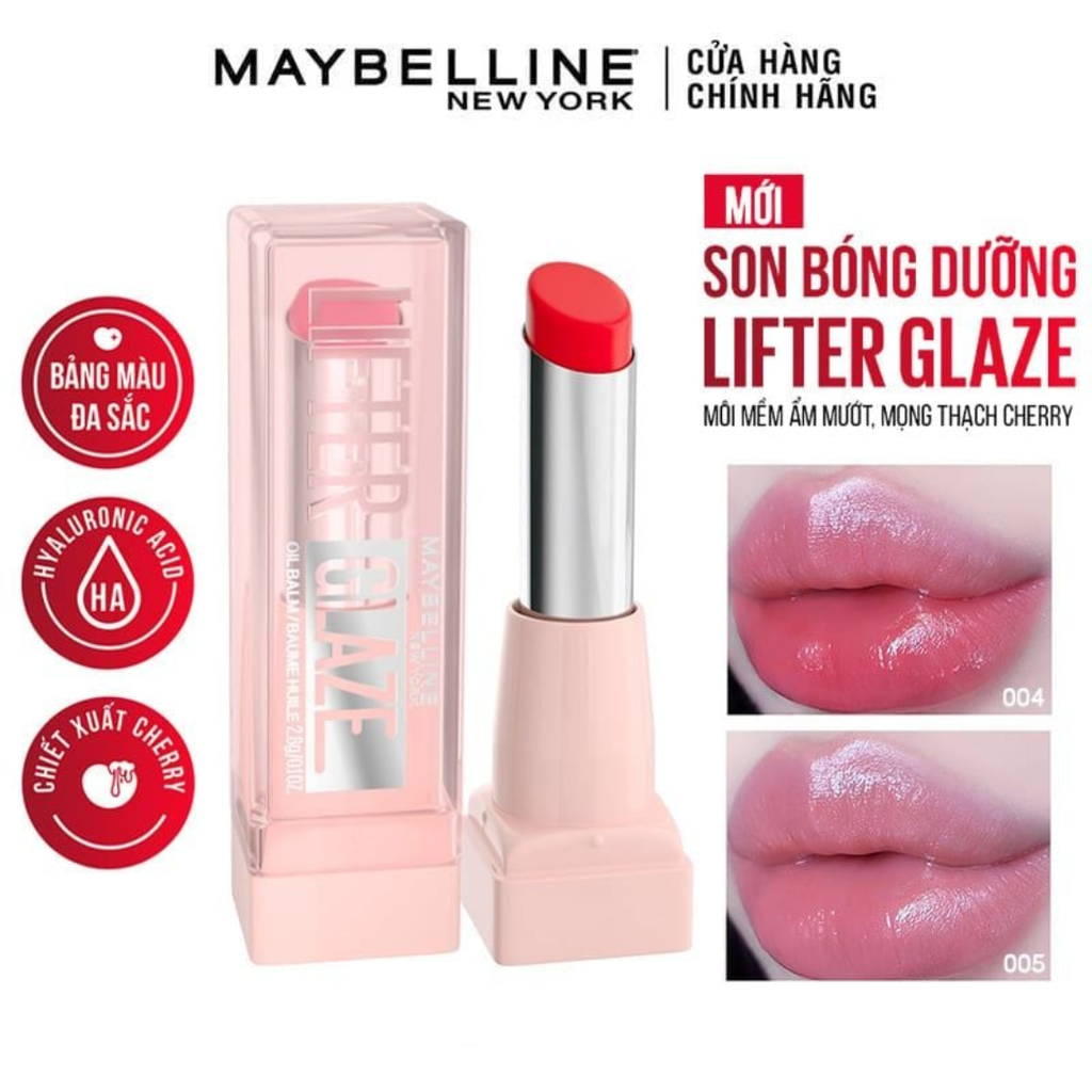 Son Dưỡng Có Màu Maybelline New York Lifter Glaze Oil Balm 2.8g