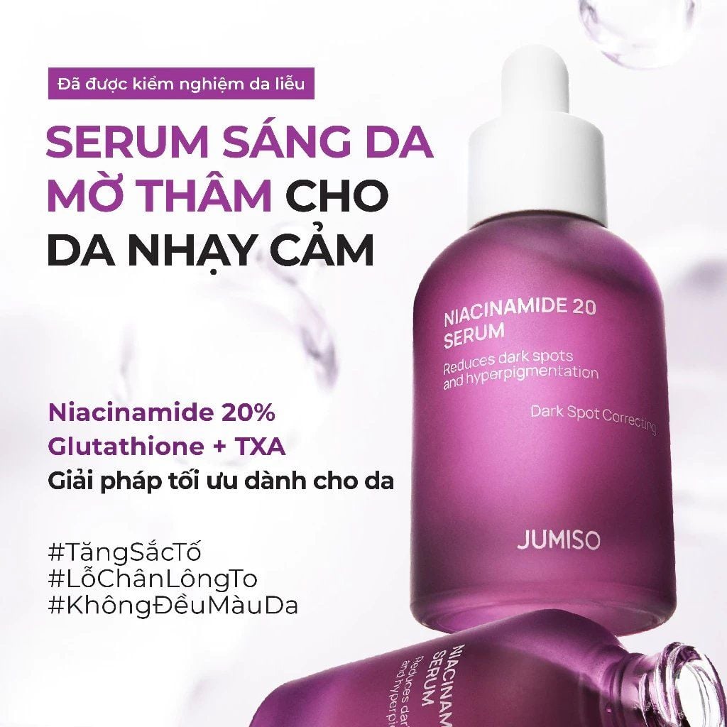 Tinh Chất Jumiso Niacinamide 20 Serum Dưỡng Sáng Mờ Thâm 40ml