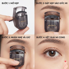 Kẹp Bấm Mi Browit Mini To Go Eyelash Curler