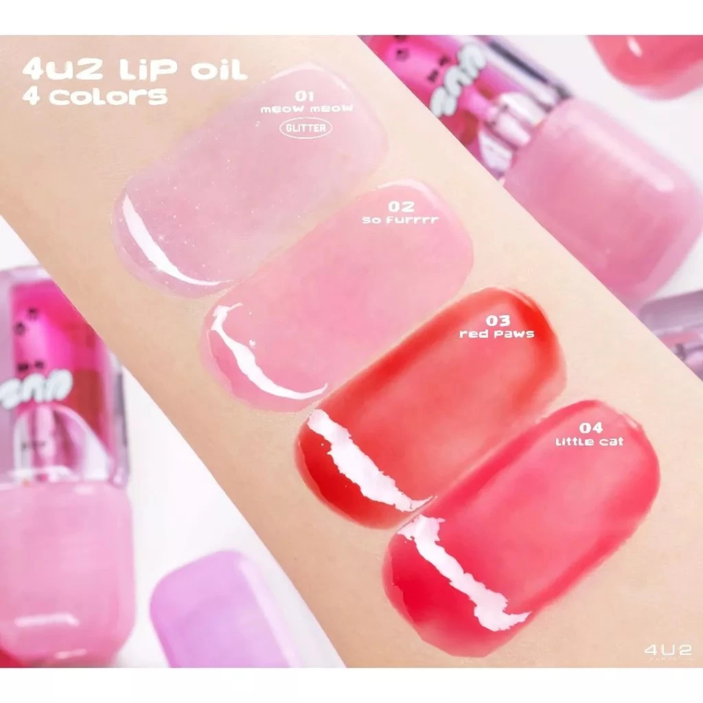 Son Bóng 4U2 Lip Oil - pH Color Changing Formula 3.8g