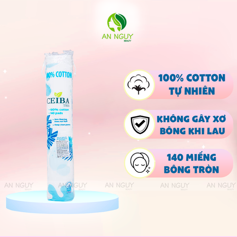 Bông Tẩy Trang Ceiba Tree 100% Cotton
