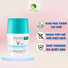 Lăn Khử Mùi Vichy Khô Thoáng Da 50ml