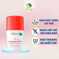 Lăn Khử Mùi Vichy Khô Thoáng Da 50ml